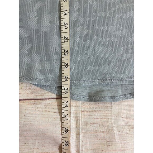 Lululemon Women's Grey Essential Tank Pleated Incognito Camo - 6 - Picture 8 of 12